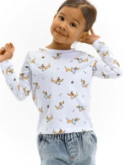 GATE Bawełniana koszulka z nadrukiem|Dzieci Dziewczynki·Koszulki I Topy