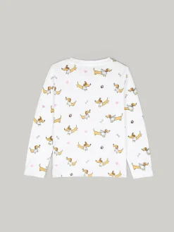 GATE Bawełniana koszulka z nadrukiem|Dzieci Dziewczynki·Koszulki I Topy