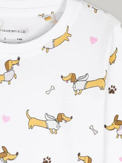 GATE Bawełniana koszulka z nadrukiem|Dzieci Dziewczynki·Koszulki I Topy