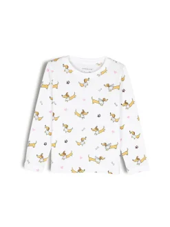 GATE Bawełniana koszulka z nadrukiem|Dzieci Dziewczynki·Koszulki I Topy