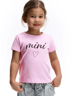 GATE Bawełniana koszulka z nadrukiem|Dzieci Dziewczynki·Koszulki I Topy