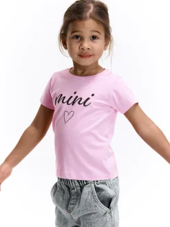 GATE Bawełniana koszulka z nadrukiem|Dzieci Dziewczynki·Koszulki I Topy