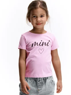 GATE Bawełniana koszulka z nadrukiem|Dzieci Dziewczynki·Koszulki I Topy