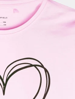 GATE Bawełniana koszulka z nadrukiem|Dzieci Dziewczynki·Koszulki I Topy