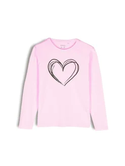 GATE Bawełniana koszulka z nadrukiem|Dzieci Dziewczynki·Koszulki I Topy