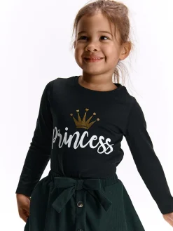 GATE Bawełniana koszulka z nadrukiem|Dzieci Dziewczynki·Koszulki I Topy