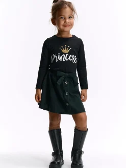 GATE Bawełniana koszulka z nadrukiem|Dzieci Dziewczynki·Koszulki I Topy