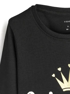 GATE Bawełniana koszulka z nadrukiem|Dzieci Dziewczynki·Koszulki I Topy