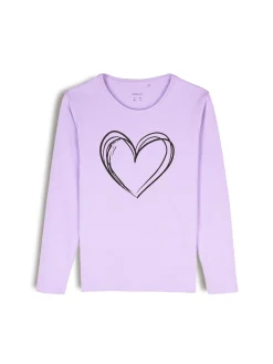 GATE Bawełniana koszulka z nadrukiem|Dzieci Dziewczynki·Koszulki I Topy