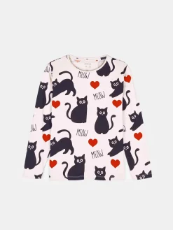 GATE Bawełniana koszulka z nadrukiem|Dzieci Dziewczynki·Koszulki I Topy