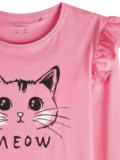 GATE Bawełniana koszulka z nadrukiem|Dzieci Dziewczynki·Koszulki I Topy