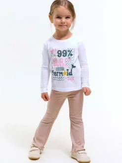 GATE Bawełniana koszulka z nadrukiem|Dzieci Dziewczynki·Koszulki I Topy