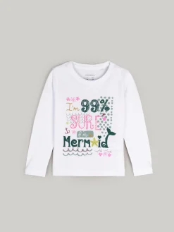 GATE Bawełniana koszulka z nadrukiem|Dzieci Dziewczynki·Koszulki I Topy