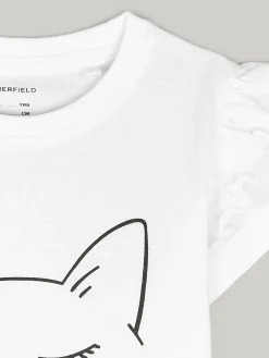 GATE Bawełniana koszulka z nadrukiem|Dzieci Dziewczynki·Koszulki I Topy