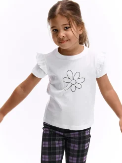 GATE Bawełniana koszulka z nadrukiem|Dzieci Dziewczynki·Koszulki I Topy