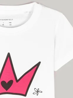 GATE Bawełniana koszulka z nadrukiem|Dzieci Dziewczynki·Koszulki I Topy