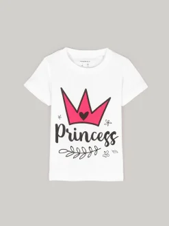 GATE Bawełniana koszulka z nadrukiem|Dzieci Dziewczynki·Koszulki I Topy