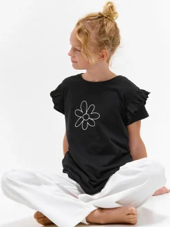 GATE Bawełniana koszulka z nadrukiem|Dzieci Dziewczynki·Koszulki I Topy