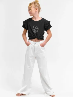 GATE Bawełniana koszulka z nadrukiem|Dzieci Dziewczynki·Koszulki I Topy