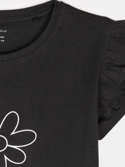 GATE Bawełniana koszulka z nadrukiem|Dzieci Dziewczynki·Koszulki I Topy