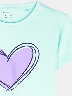 GATE Bawełniana koszulka z nadrukiem|Dzieci Dziewczynki·Koszulki I Topy