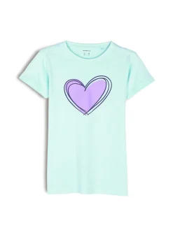 GATE Bawełniana koszulka z nadrukiem|Dzieci Dziewczynki·Koszulki I Topy