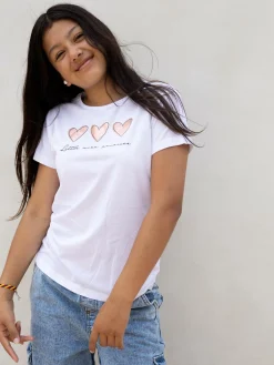 GATE Bawełniana koszulka z nadrukiem|Dzieci Dziewczynki·Koszulki I Topy