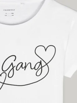 GATE Bawełniana koszulka z nadrukiem|Dzieci Dziewczynki·Koszulki I Topy