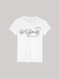 GATE Bawełniana koszulka z nadrukiem|Dzieci Dziewczynki·Koszulki I Topy
