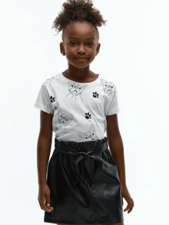 GATE Bawełniana koszulka z nadrukiem|Dzieci Dziewczynki·Koszulki I Topy