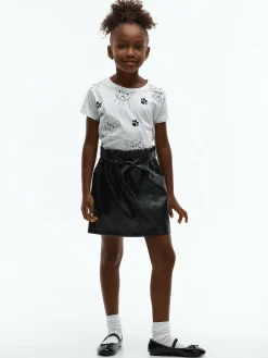 GATE Bawełniana koszulka z nadrukiem|Dzieci Dziewczynki·Koszulki I Topy