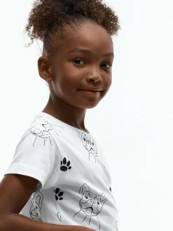 GATE Bawełniana koszulka z nadrukiem|Dzieci Dziewczynki·Koszulki I Topy