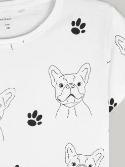 GATE Bawełniana koszulka z nadrukiem|Dzieci Dziewczynki·Koszulki I Topy