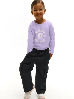 GATE Bawełniana koszulka z nadrukiem|Dzieci Dziewczynki·Koszulki I Topy