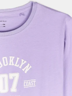 GATE Bawełniana koszulka z nadrukiem|Dzieci Dziewczynki·Koszulki I Topy