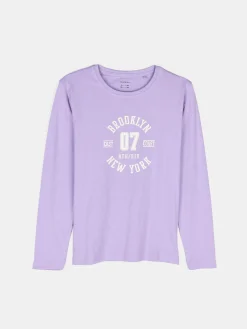 GATE Bawełniana koszulka z nadrukiem|Dzieci Dziewczynki·Koszulki I Topy