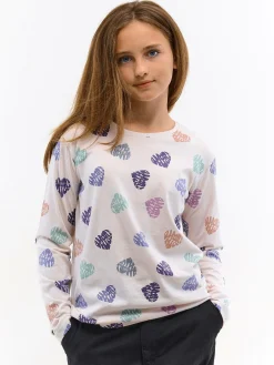 GATE Bawełniana koszulka z nadrukiem|Dzieci Dziewczynki·Koszulki I Topy