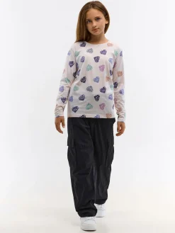 GATE Bawełniana koszulka z nadrukiem|Dzieci Dziewczynki·Koszulki I Topy