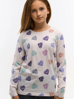 GATE Bawełniana koszulka z nadrukiem|Dzieci Dziewczynki·Koszulki I Topy