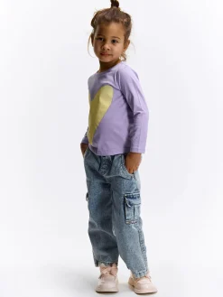 GATE Bawełniana koszulka z nadrukiem|Dzieci Dziewczynki·Koszulki I Topy