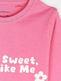 GATE Bawełniana koszulka z nadrukiem|Dzieci Dziewczynki·Koszulki I Topy