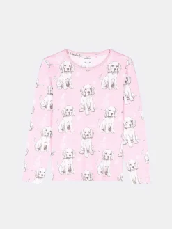 GATE Bawełniana koszulka z nadrukiem|Dzieci Dziewczynki·Koszulki I Topy