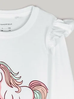 GATE Bawełniana koszulka z nadrukiem|Dzieci Dziewczynki·Koszulki I Topy