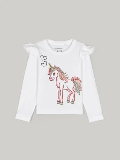 GATE Bawełniana koszulka z nadrukiem|Dzieci Dziewczynki·Koszulki I Topy