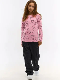 GATE Bawełniana koszulka z nadrukiem|Dzieci Dziewczynki·Koszulki I Topy