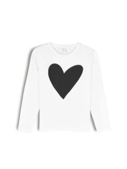 GATE Bawełniana koszulka z nadrukiem|Dzieci Dziewczynki·Koszulki I Topy