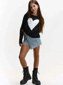 GATE Bawełniana koszulka z nadrukiem|Dzieci Dziewczynki·Koszulki I Topy