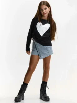 GATE Bawełniana koszulka z nadrukiem|Dzieci Dziewczynki·Koszulki I Topy