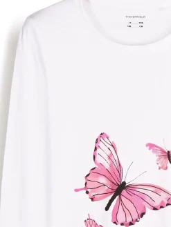 GATE Bawełniana koszulka z nadrukiem|Dzieci Dziewczynki·Koszulki I Topy