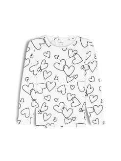 GATE Bawełniana koszulka z nadrukiem|Dzieci Dziewczynki·Koszulki I Topy